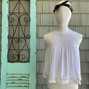 Bohemian Hippie Lace Top neck holder